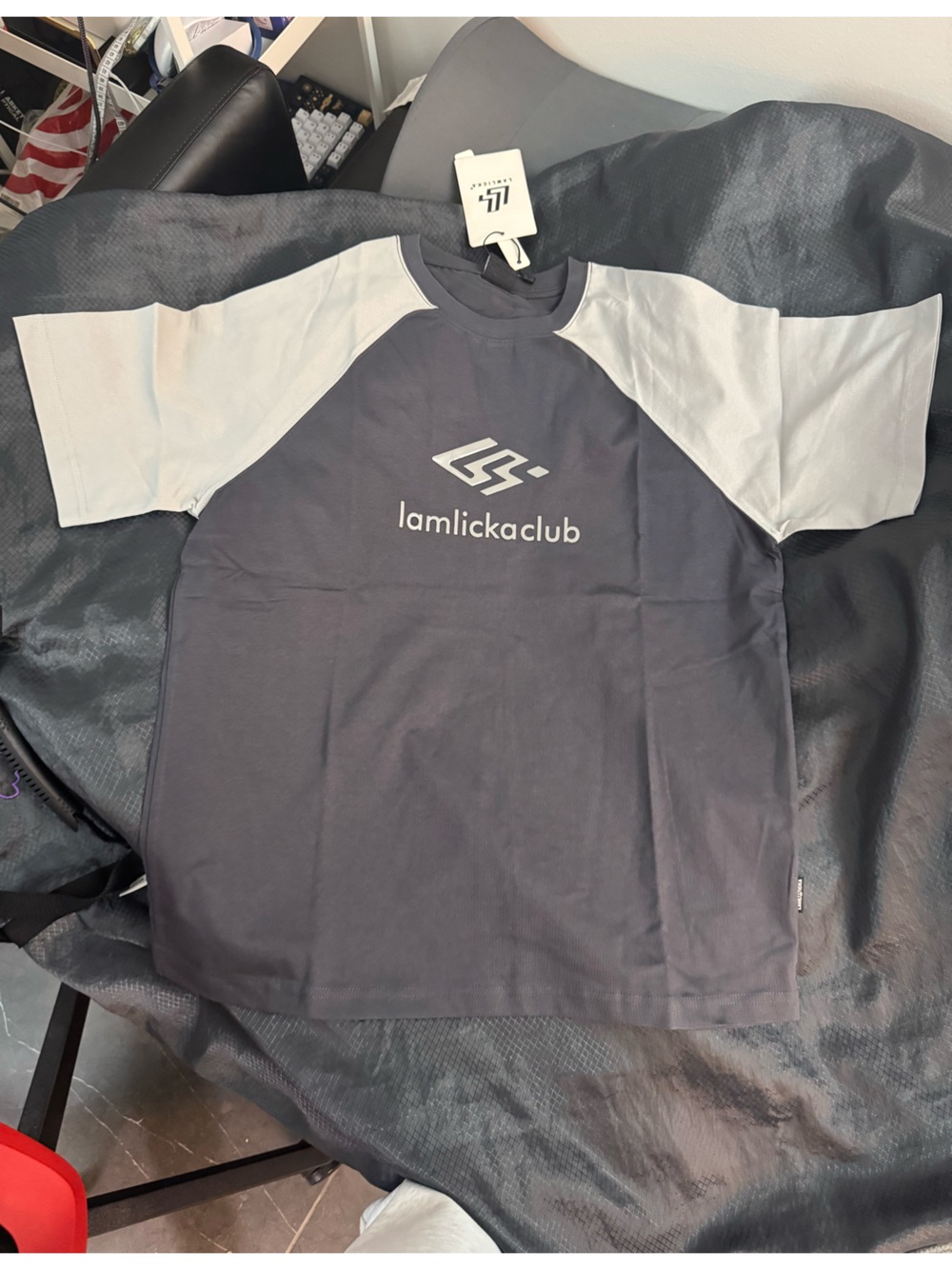 Men’s Black and Light Gray Jacket